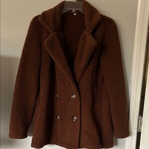Cozy Brown Teddy Coat